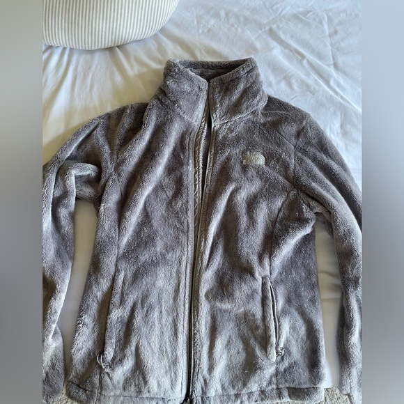 The North Face Soft Gray Fleece Jacket - Picture 1 of 3